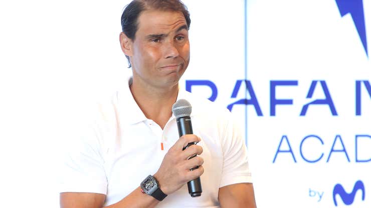 Image for Rafael Nadal’s body finally waves the white flag