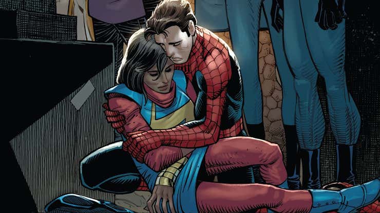 Image for Amazing Spider-Man #26 Does Ms. Marvel Dirty