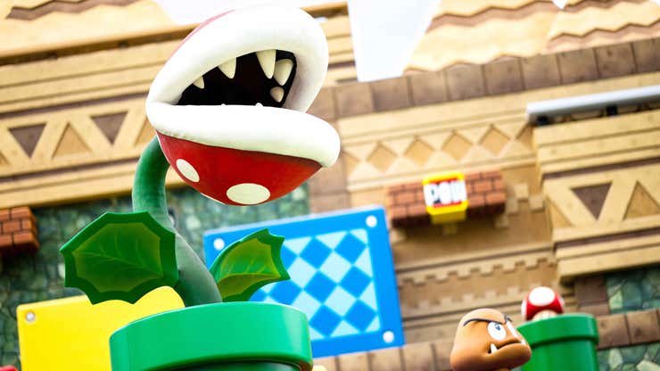 Image for Super Nintendo World is like stepping into a video game for real