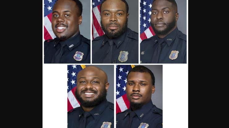 Image for The Infamous Five Cops Who Beat Tyre Nichols are in Even More Trouble