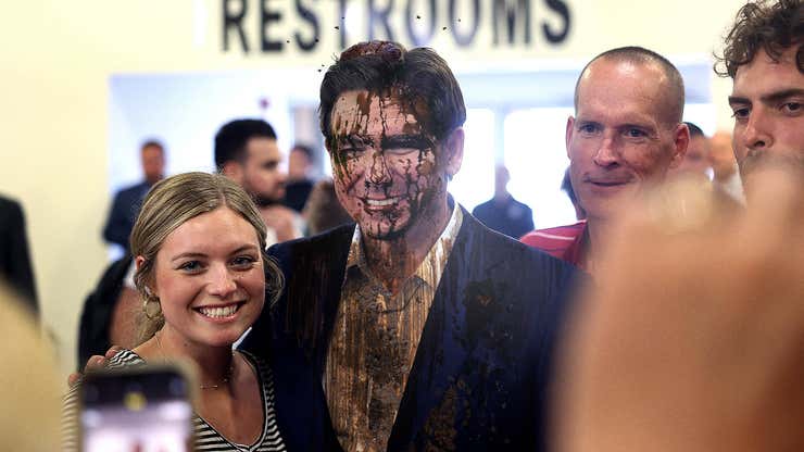 Image for Ron DeSantis Covers Himself In Shit To Become More Relatable To Common Man