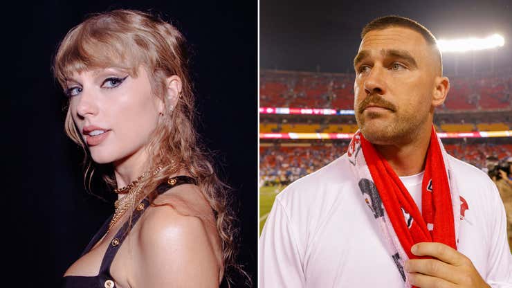Image for Let’s Review Travis Kelce’s Old Tweets Amid Rumors He’s Maybe??? Dating Taylor Swift