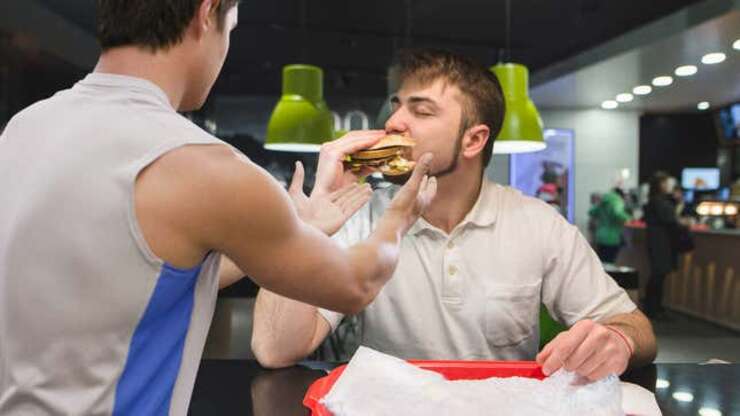 Image for Man Requests Spotter For Particularly Messy Sandwich