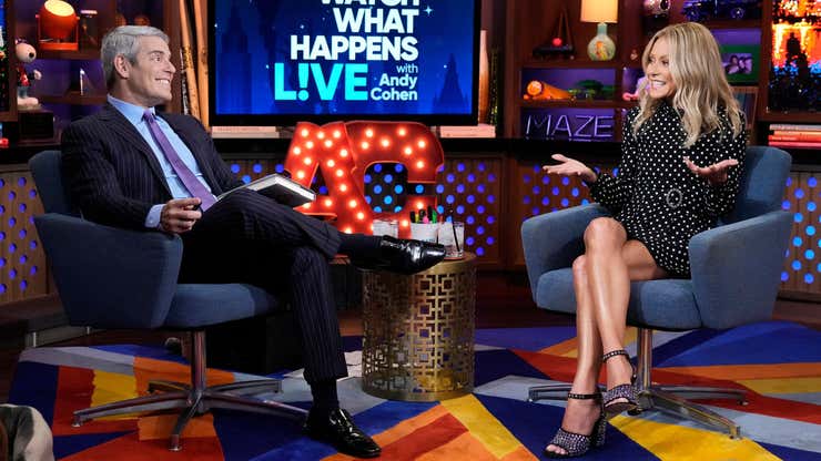 Image for Andy Cohen Is Out Here Sending Strangers’ Nudes to Kelly Ripa