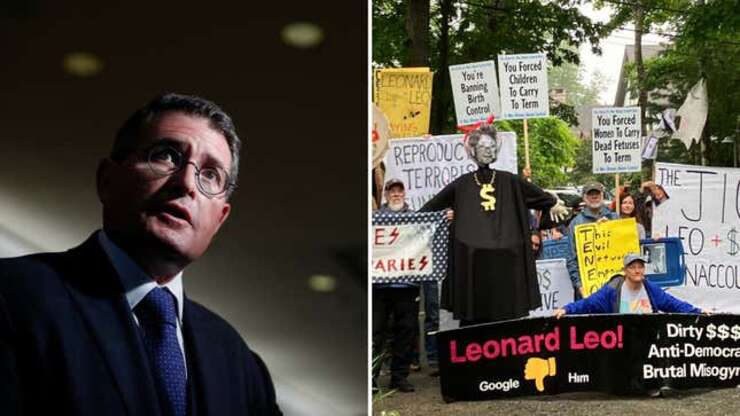 Image for Leonard Leo, ‘Free Speech’ Guy, Had Man Arrested for Calling Him a Fascist, Per Lawsuit