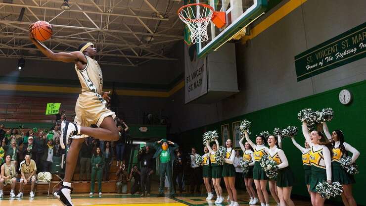 Image for Shooting Stars review: LeBron James biopic scores with an assist from his friends