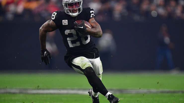 Image for Raiders RB Josh Jacobs skips Day 1 of minicamp