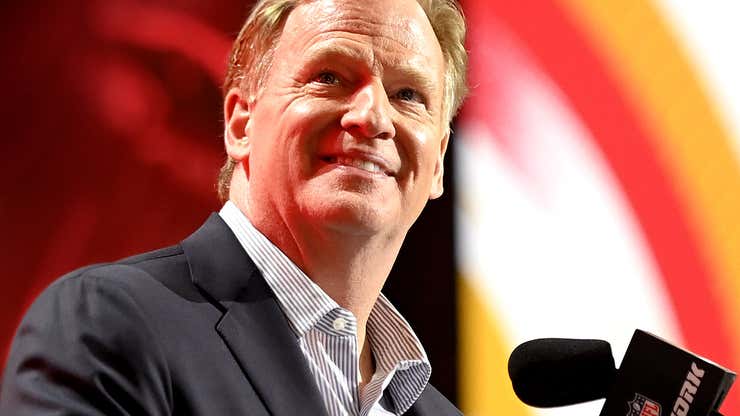 Image for Roger Goodell Excited To See So Much Talented Inexpensive Labor