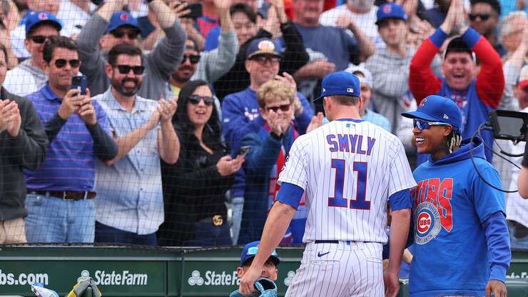 Image for MLB roundup: Cubs' Drew Smyly flirts with perfection vs. Dodgers