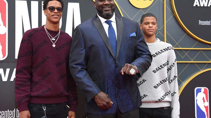 Image for Here's What Shaq's Kids Need to Do to Get Coins From Their Dad