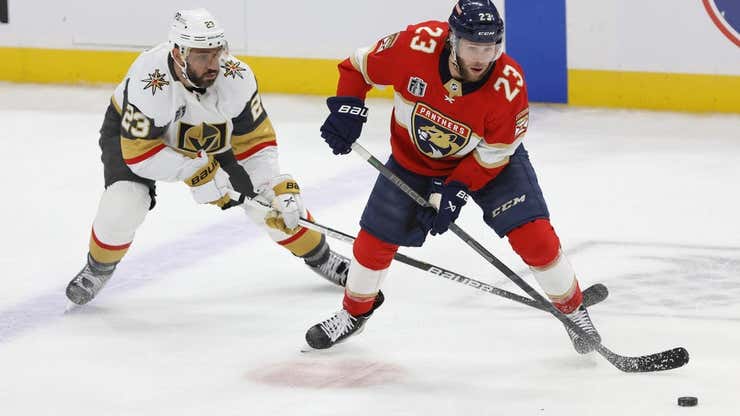 Image for Panthers riding momentum, look to even series with Golden Knights