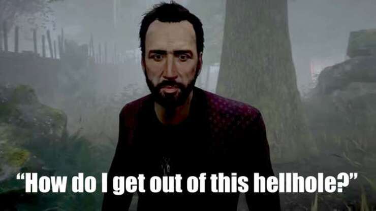 Image for Nicolas Cage’s Dead By Daylight Voice Lines Have Zero Chill