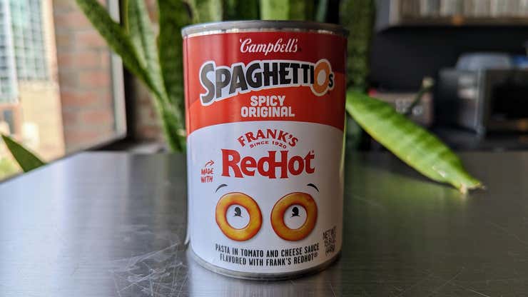Image for Spicy SpaghettiOs Are a Mixed Can