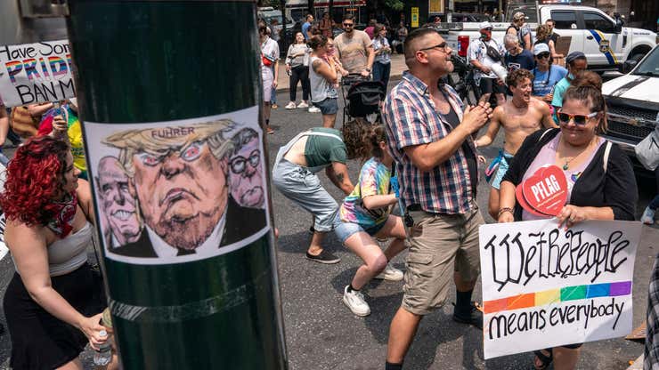 Image for Fascist Moms for Liberty Convention in Philadelphia Leads to the Arrests of 6 Protesters
