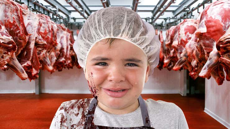 Image for Bleeding 9-Year-Old Asks To Go To Slaughterhouse Nurse