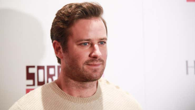 Image for Armie Hammer Won’t Face Criminal Charges Following Sexual Assault Investigation