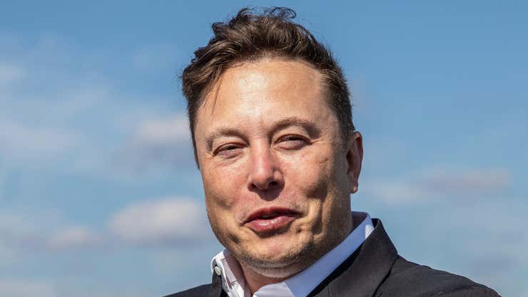 Image for Elon Musk Got a Suspicious Glow-Up in His Biography Cover Art