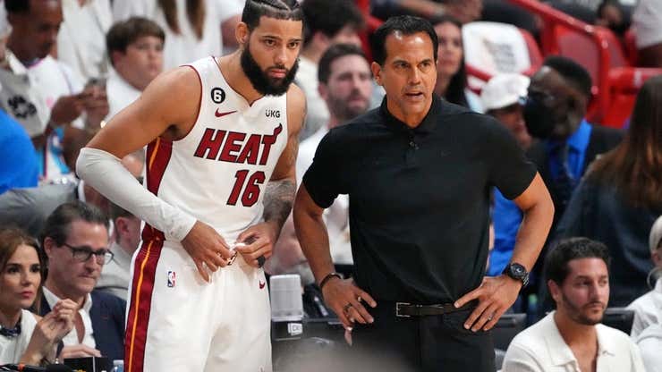 Image for Heat's Erik Spoelstra focused on getting Finals back to Miami