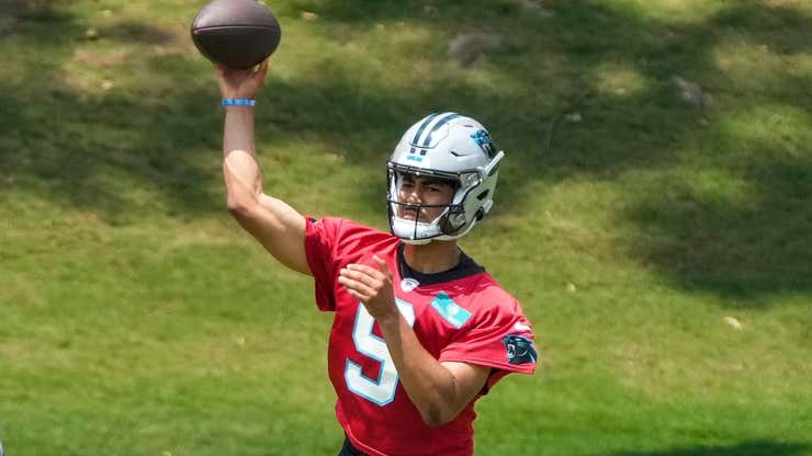 Image for Panthers elevate Bryce Young to QB1 on depth chart