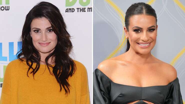 Image for Idina Menzel Says Playing Lea Michele's Mom on 'Glee' Was Rough on Her Ego