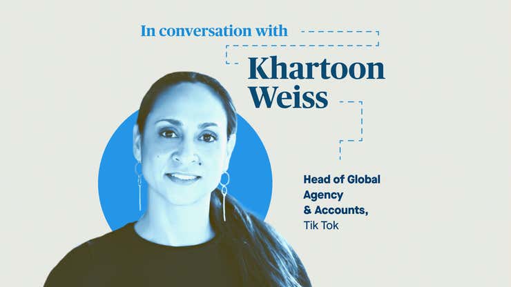 Image for Watch: TikTok Head of Global Agency & Accounts Khartoon Weiss on better connecting with business’s next generation