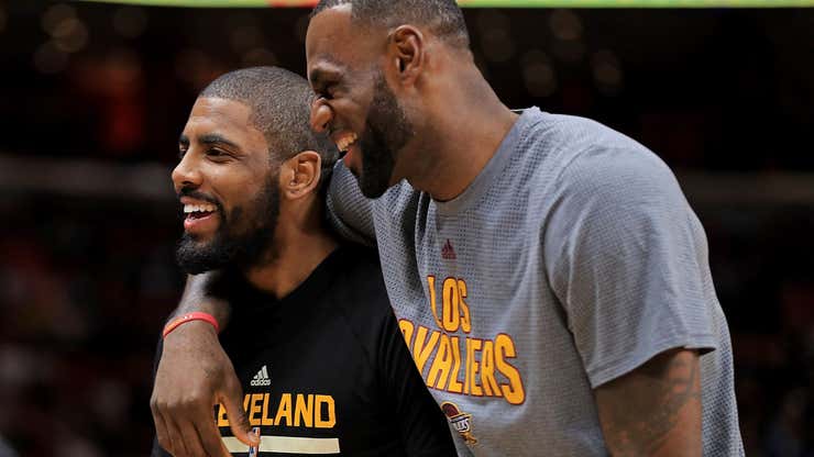 Image for LeBron James to the Mavs will only happen in Kyrie Irving’s delusional dreams