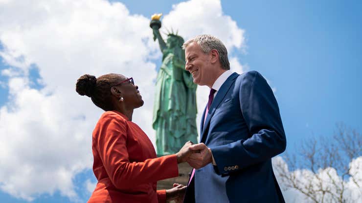 Image for Bill de Blasio, Chirlane McCray Are Uncoupling in an Extremely Brooklyn Way