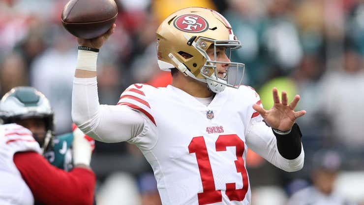 Image for 49ers coach: QB Brock Purdy 'ahead of schedule' in rehab
