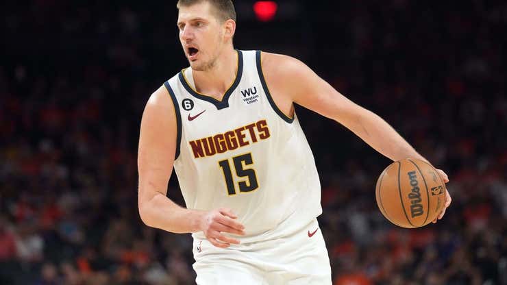 Image for Nuggets favored to rout Heat for first NBA title