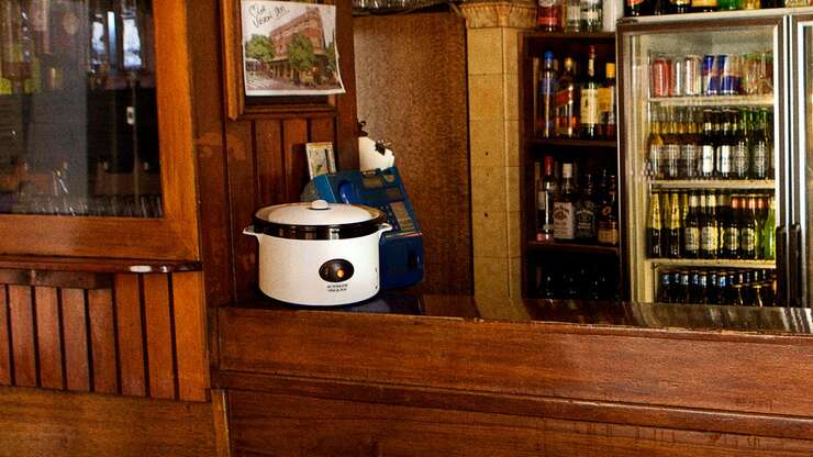 Image for Report: Crock-Pot Of Chili Just Sitting There In Corner Of Dive Bar