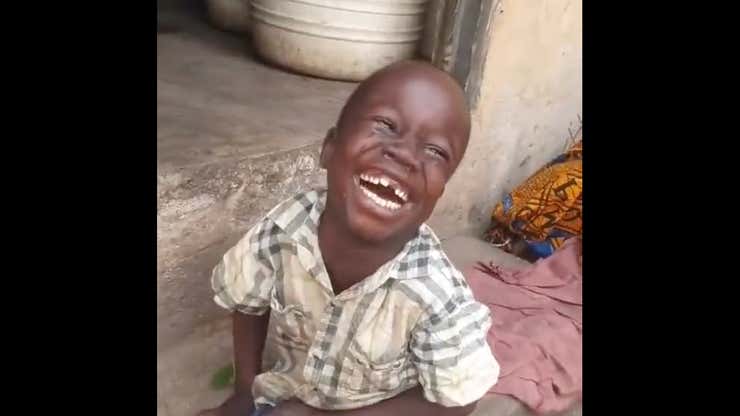 Image for TikTok’s Fave (crying-laughing Boy) Meme Has the Most Adorable Backstory