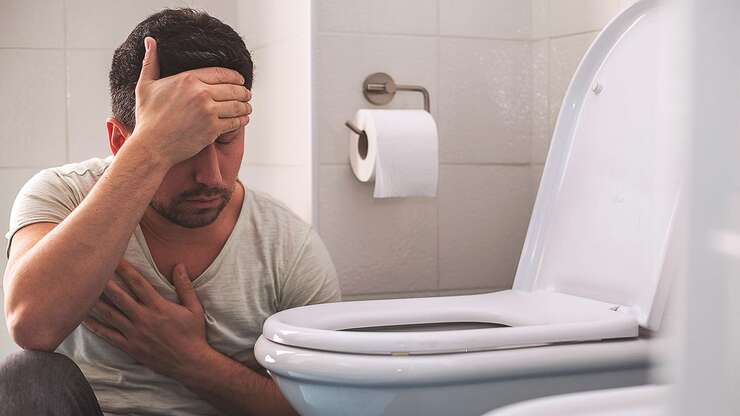 Image for Hungover Man Pieces Together Previous Night By What He’s Throwing Up