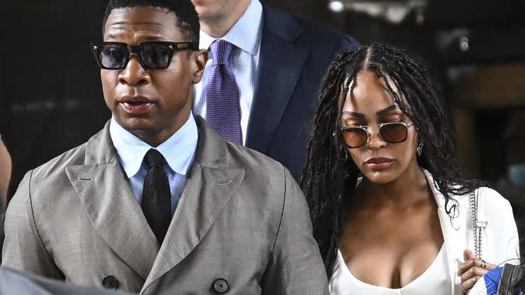 Image for Relax, Internet. Jonathan Majors and Meagan Good Aren't Married