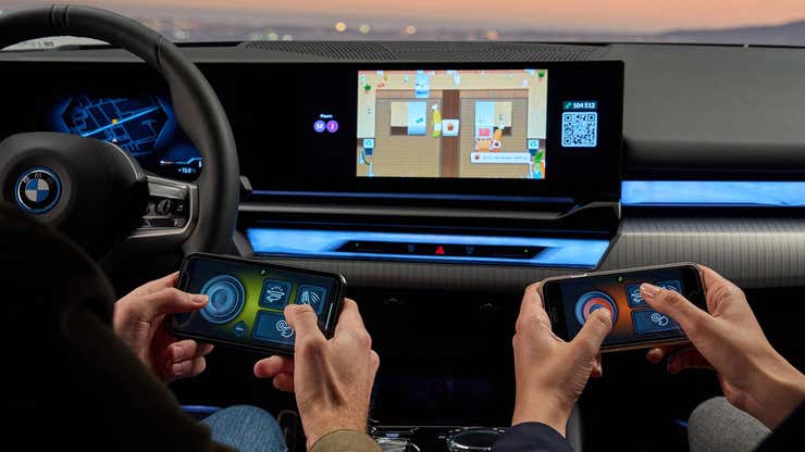 Image for The New BMW 5 Series Can Play Your Kid’s iPad Games, But Worse