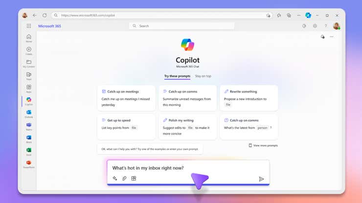 Image for Microsoft is bringing Copilot to all its office apps. Here’s what companies need to know