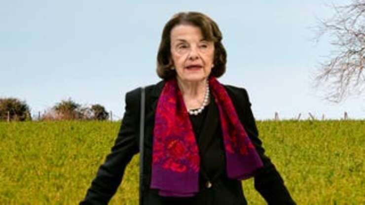 Image for Biden Speeds Away In Truck After Dropping Dianne Feinstein Off In Empty Field