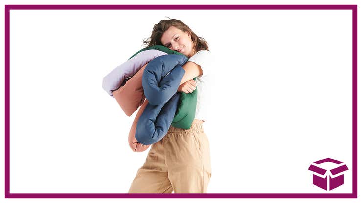 Image for Banish Discomfort When Traveling With The Twisty, Comfy Infinity Pillow