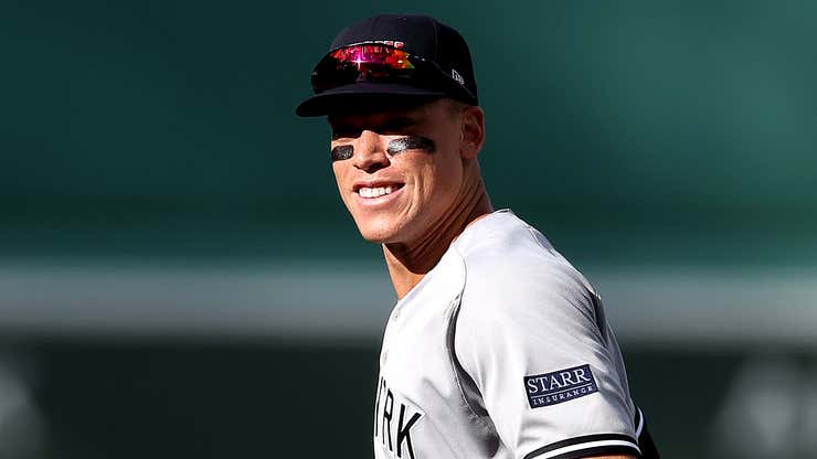 Image for Aaron Judge Thankful Yankees Protecting Privacy By Keeping Name Off Back Of Jersey