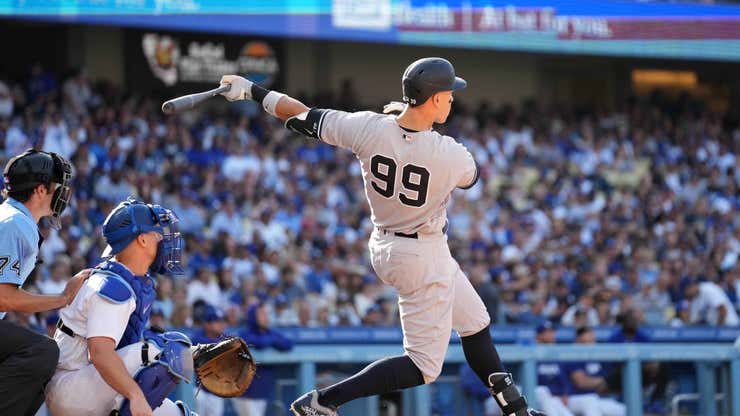 Image for Yankees OF Aaron Judge (toe) out again Tuesday