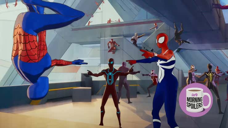 Image for Spider-Mayhem Ensues in a New 'Spider-Verse' Clip