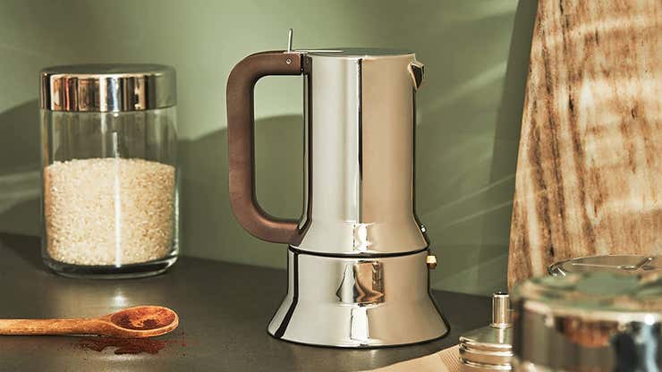 Image for Brew Yourself Espresso Just In Time For National Coffee Day With This Alessi Espresso Maker for 47% off