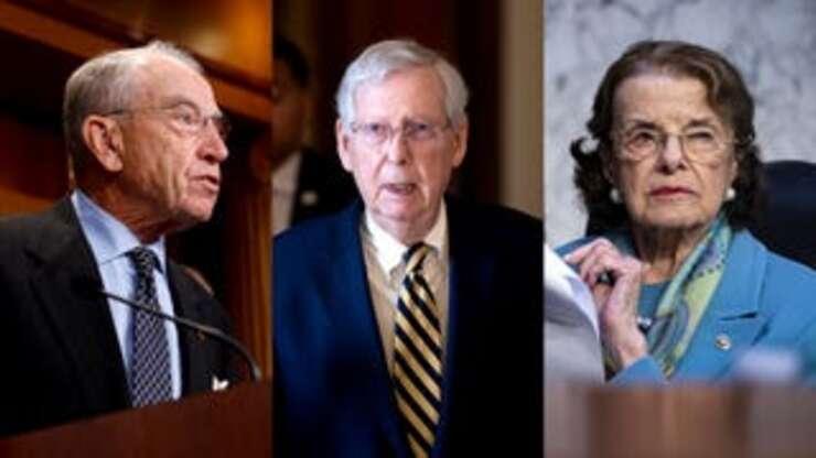 Image for Elderly Senators Amused To Discover Their Strokes Syncing Up