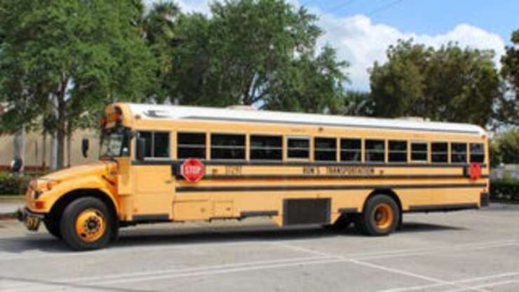 Image for Mysterious School Bus Simply Labeled ‘Ron’s Transportation’