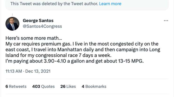 Image for When We Caught George Santos Fibbing Before It Became a National Scandal