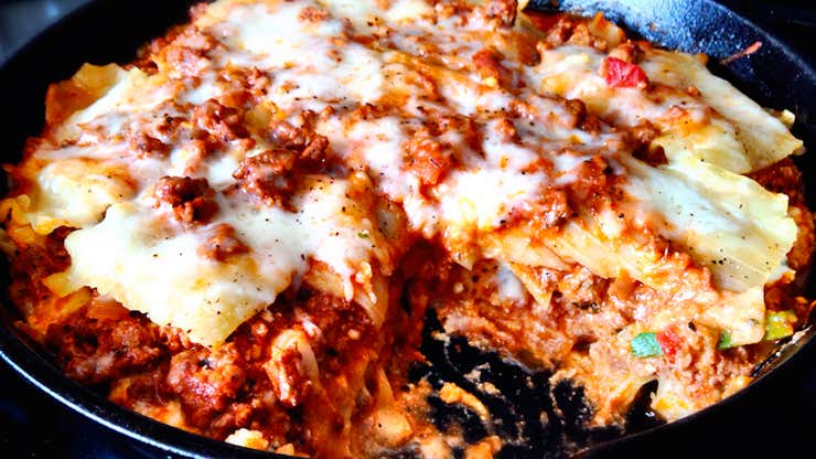 Image for What Has Layers and Feels Like Getting Laid? The Gangster Lasagna Boo
