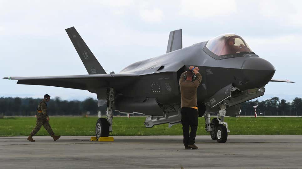 Image for Pilot of Crashed F-35 Fighter Jet Pleads for an Ambulance in Newly Released 911 Call