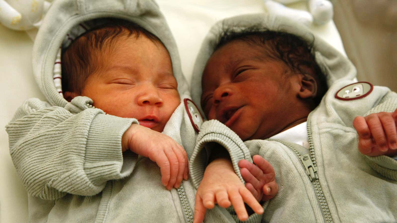 Twin baby boys born into a culturally complex world.