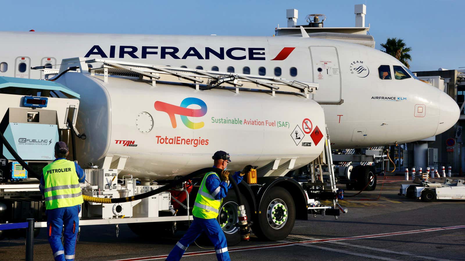 Sustainable aviation fuels account for less than 1% of all commercial jet fuel.