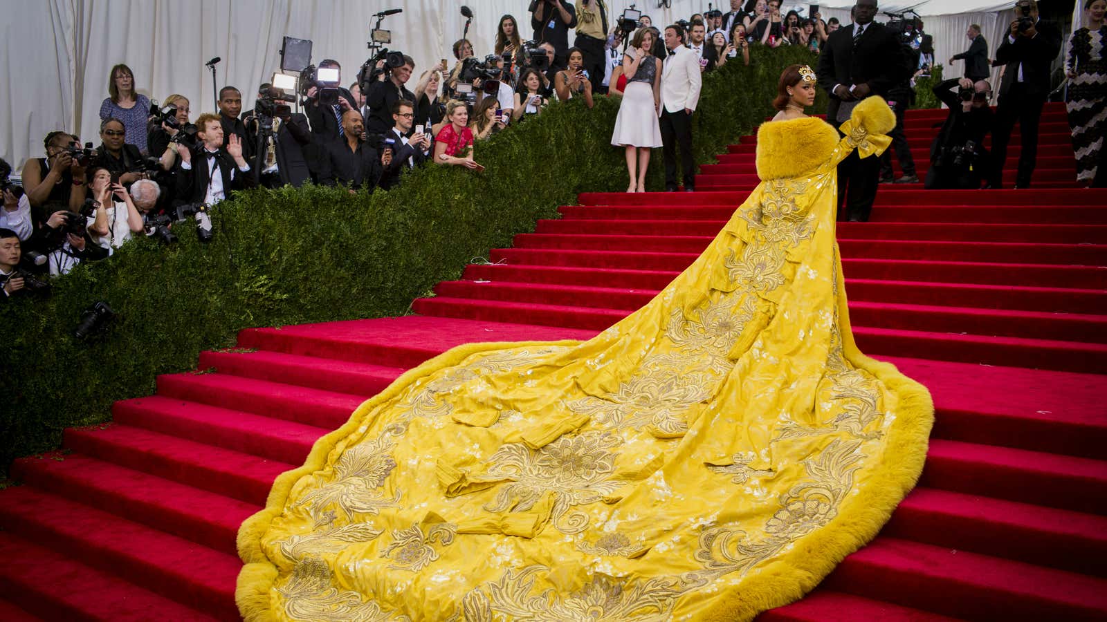 Rihanna knows the Met is the place to be.