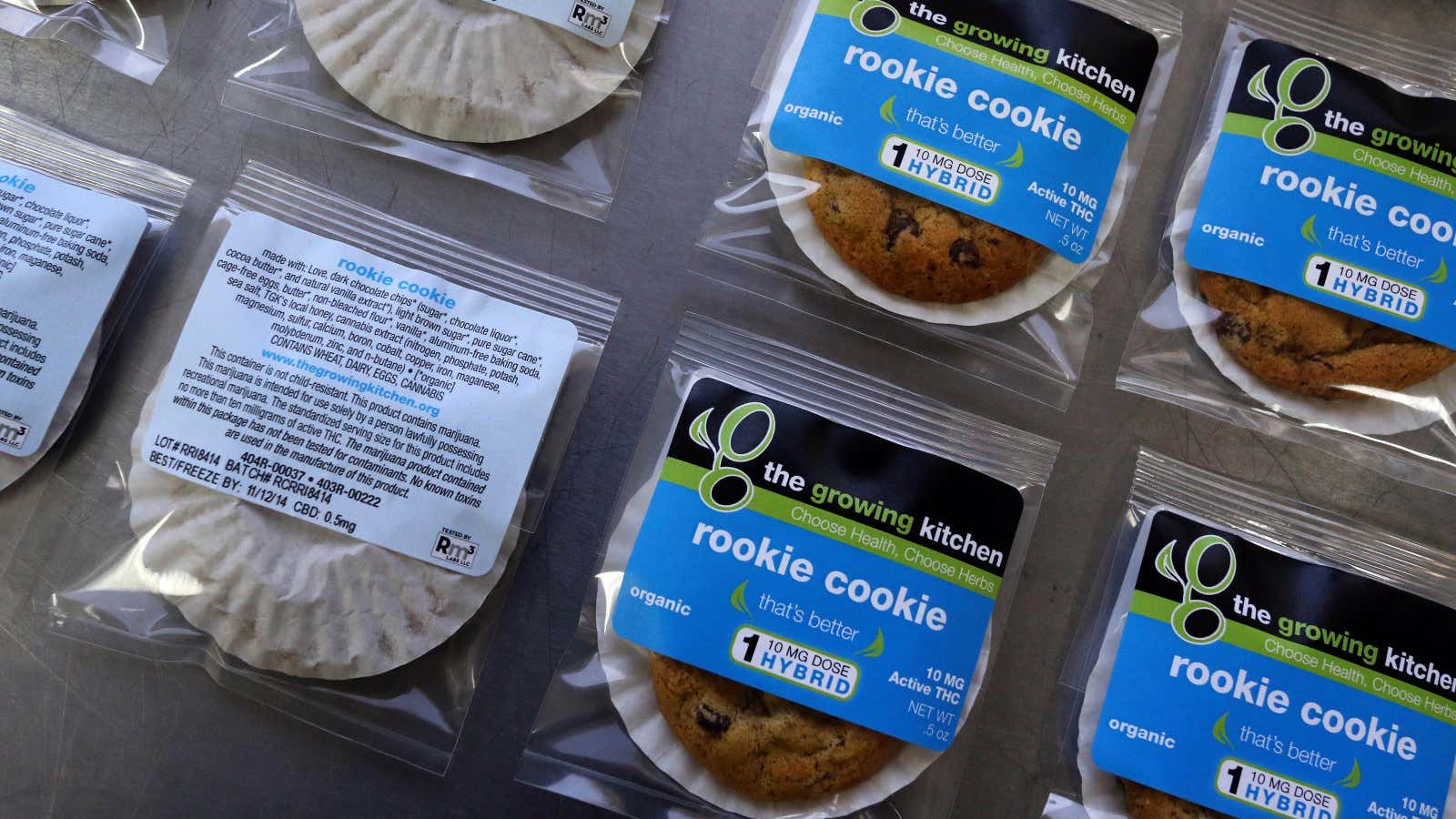 Cannabis cookies: no longer outlawed in Canada.